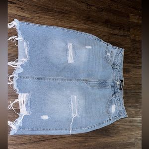 Denim skirt